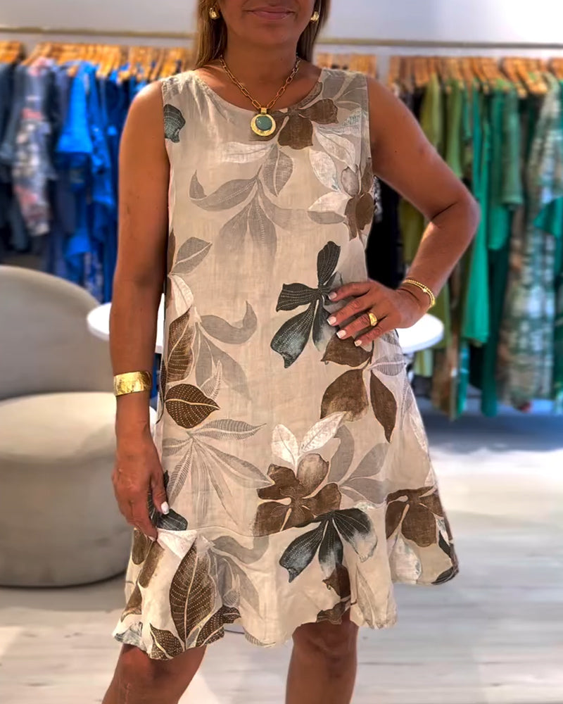Mireya | Sleeveless Printed Dress