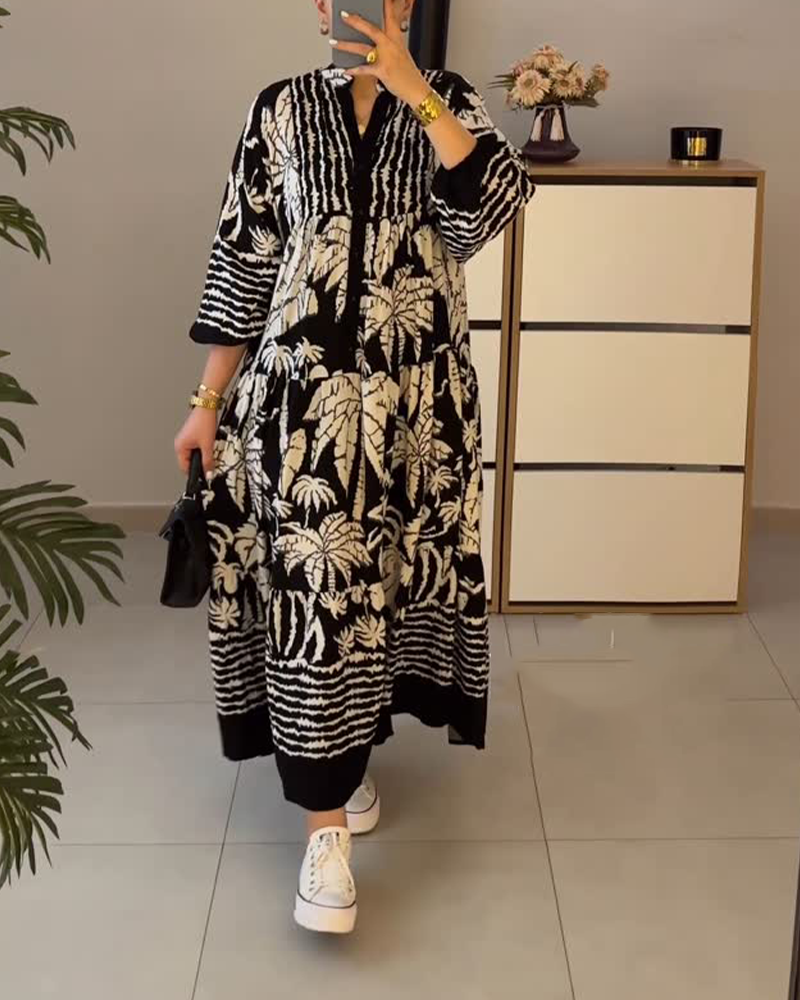 Liora | Black Flow Dress