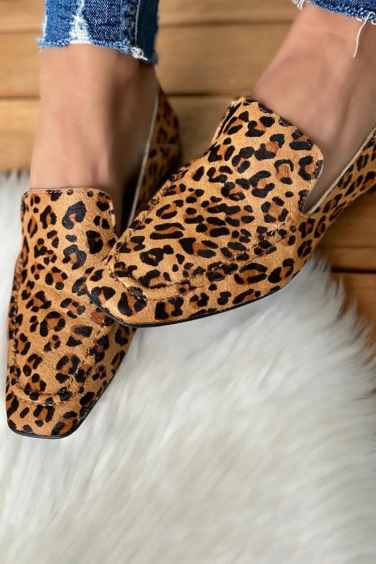 Lenira | Leopard Print Loafers
