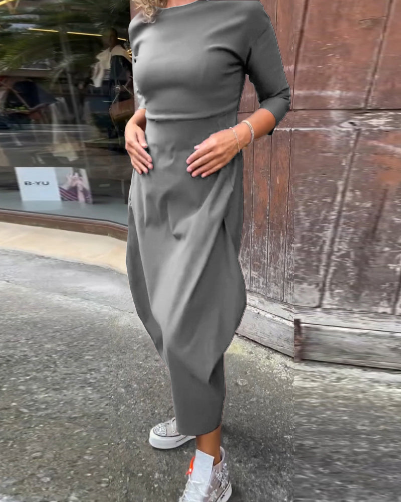 Isalyn | Elegant Dress with Pockets