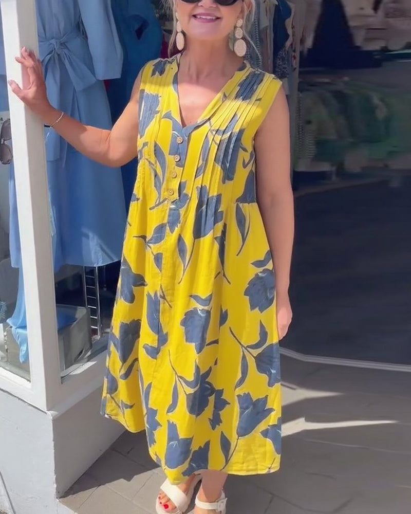 Kalina | Printed Summer Maxi Dress