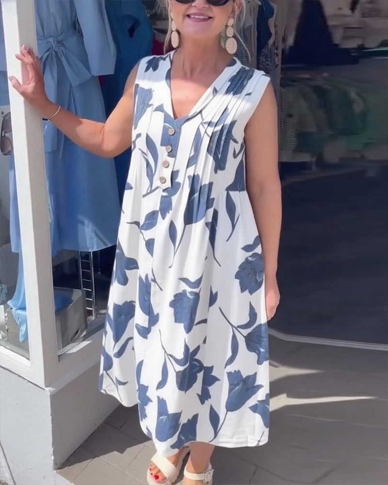 Kalina | Printed Summer Maxi Dress