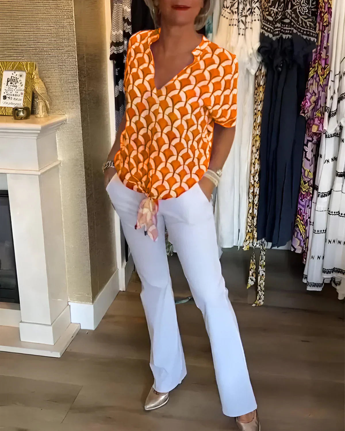 Rivana | Elegant Summer Blouse