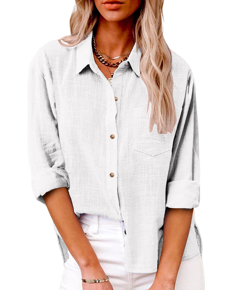 Lunessa | Long-Sleeve Button Shirt