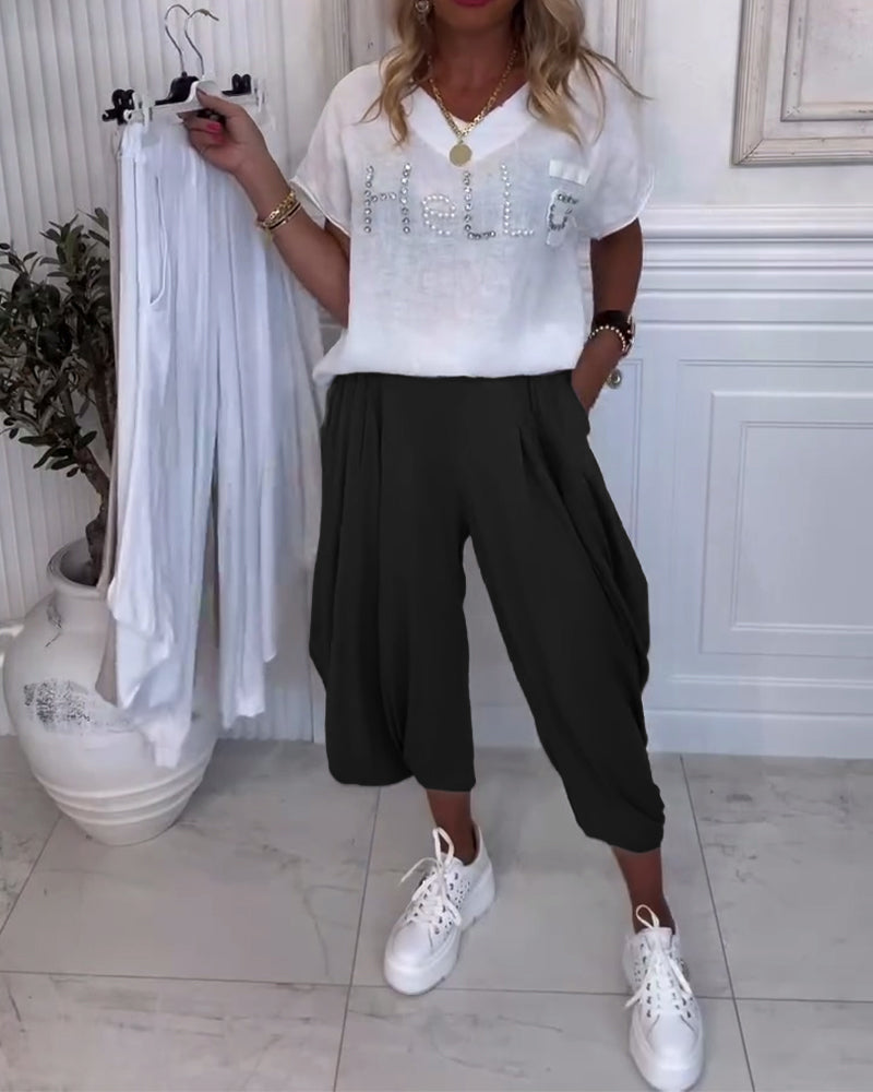 Serina | Puffed Casual Pants