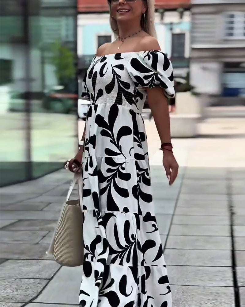 Virella | Elegant Off-Shoulder Dress