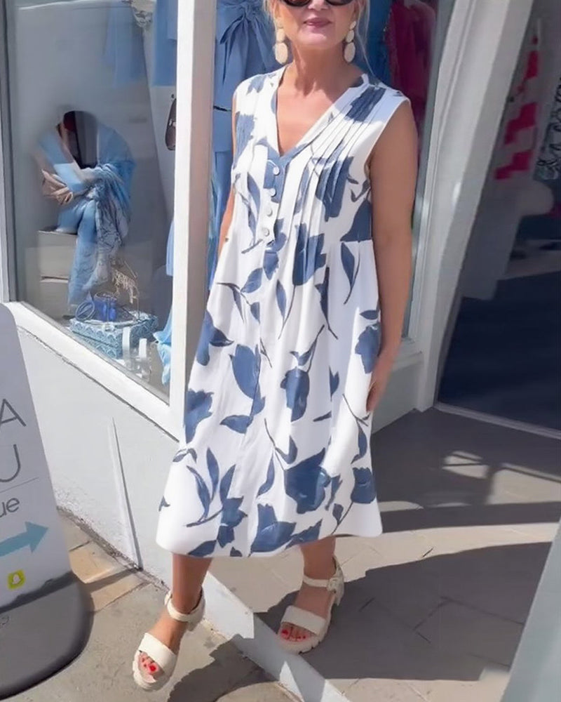 Kalina | Printed Summer Maxi Dress