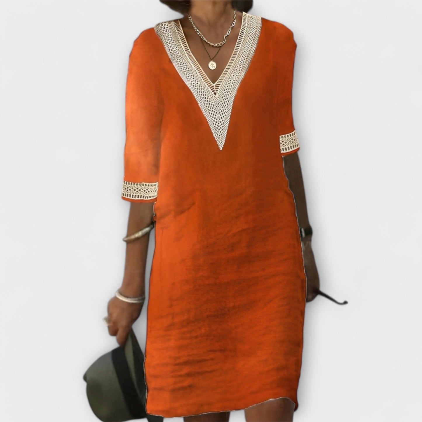 Iselda | Elegant Linen Dress