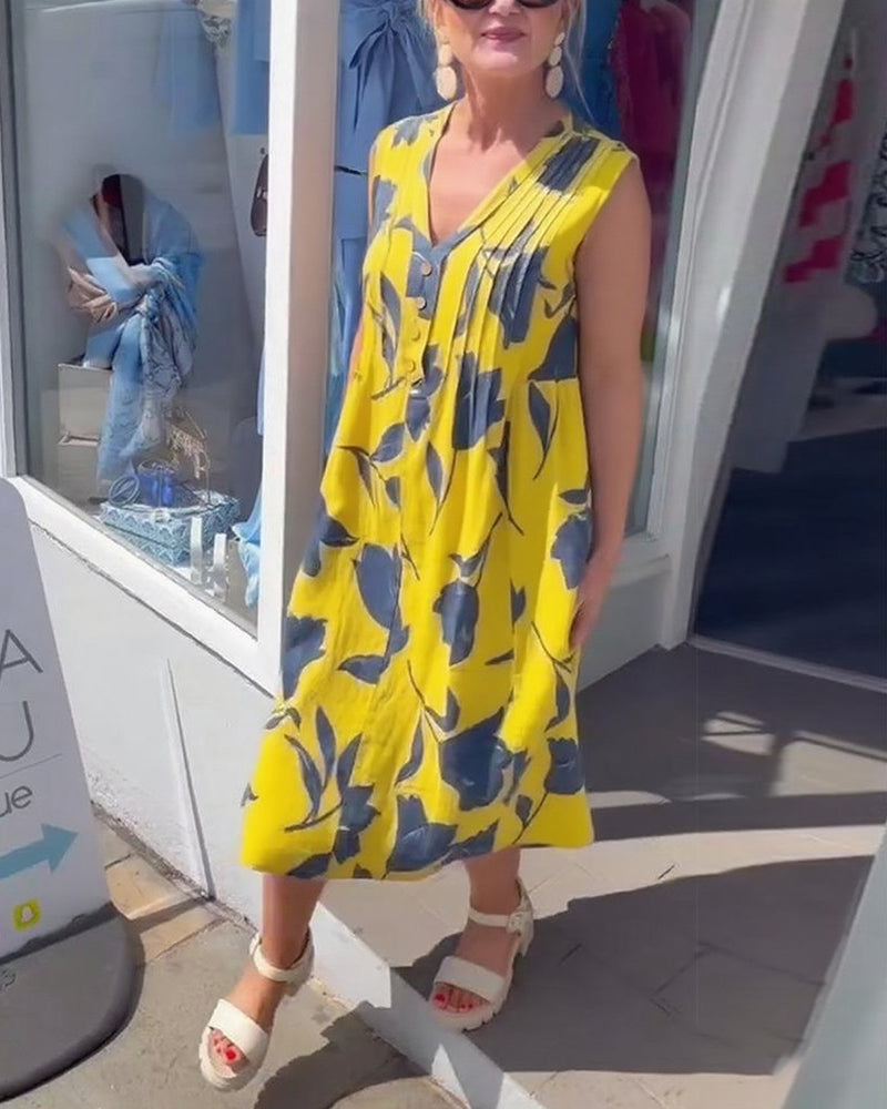 Kalina | Printed Summer Maxi Dress