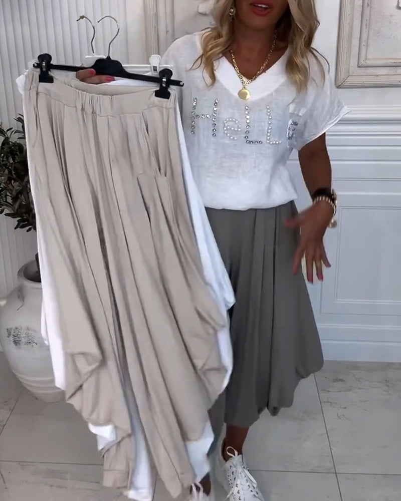 Serina | Puffed Casual Pants