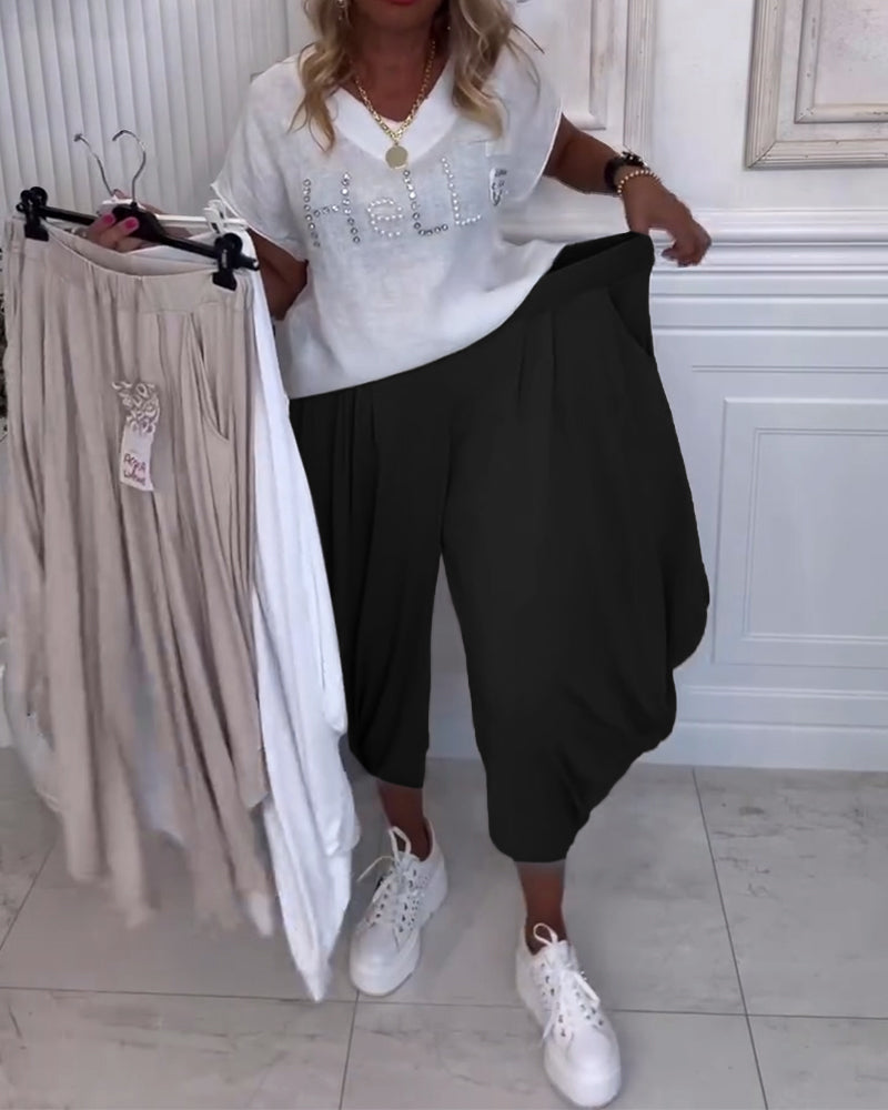 Serina | Puffed Casual Pants