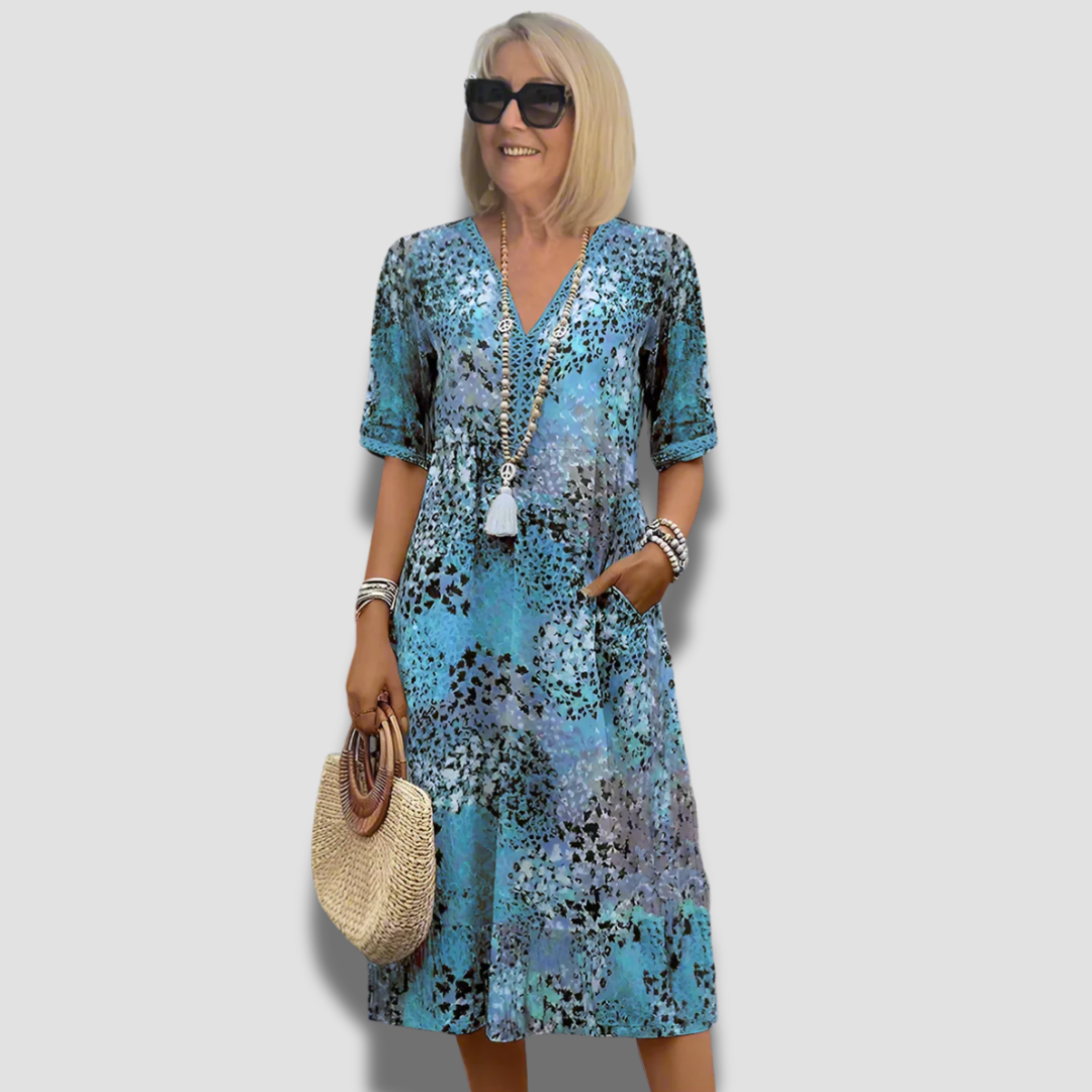 Kalira | Vibrant Midi Dress