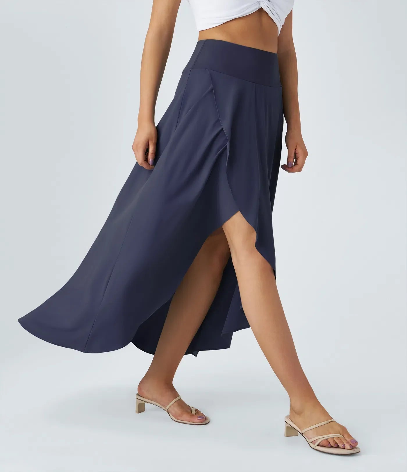 Verenya | Comfortable Maxi Split Skirt