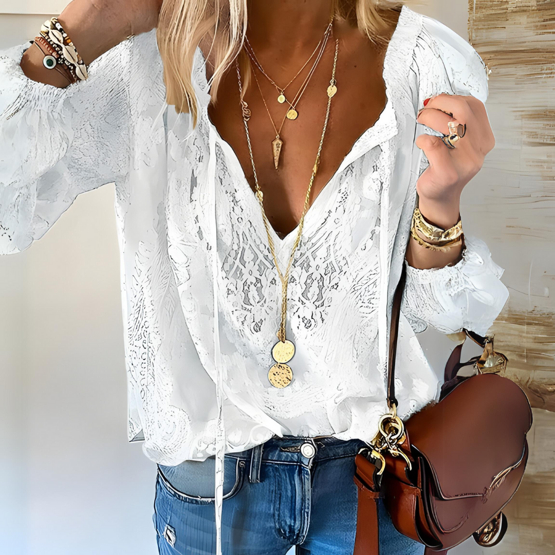 Elara | Hooked Boho Blouse