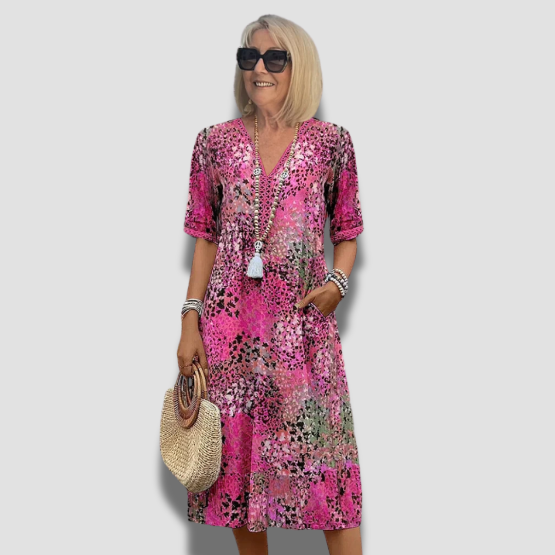 Kalira | Vibrant Midi Dress