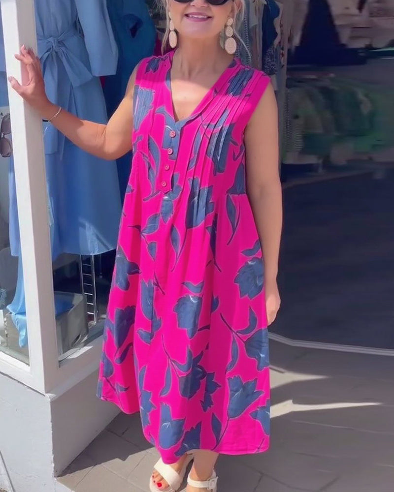 Kalina | Printed Summer Maxi Dress
