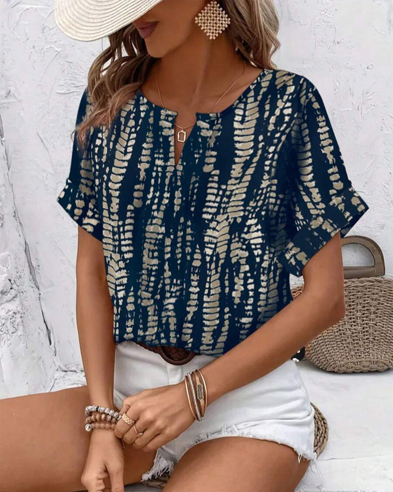 Zireya | Retro Print T-Shirt