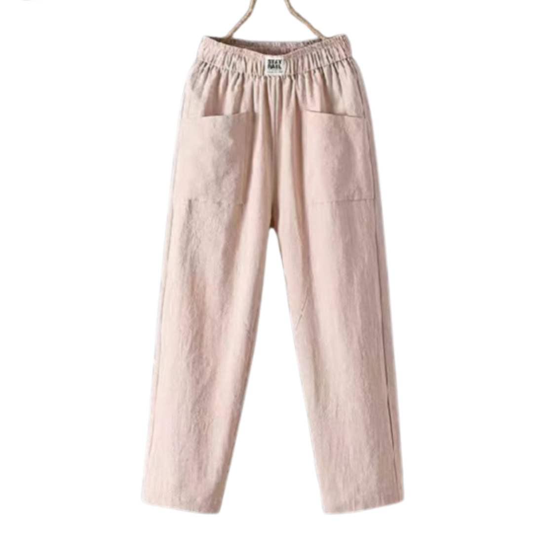 Isara | High-Waist Linen Pants