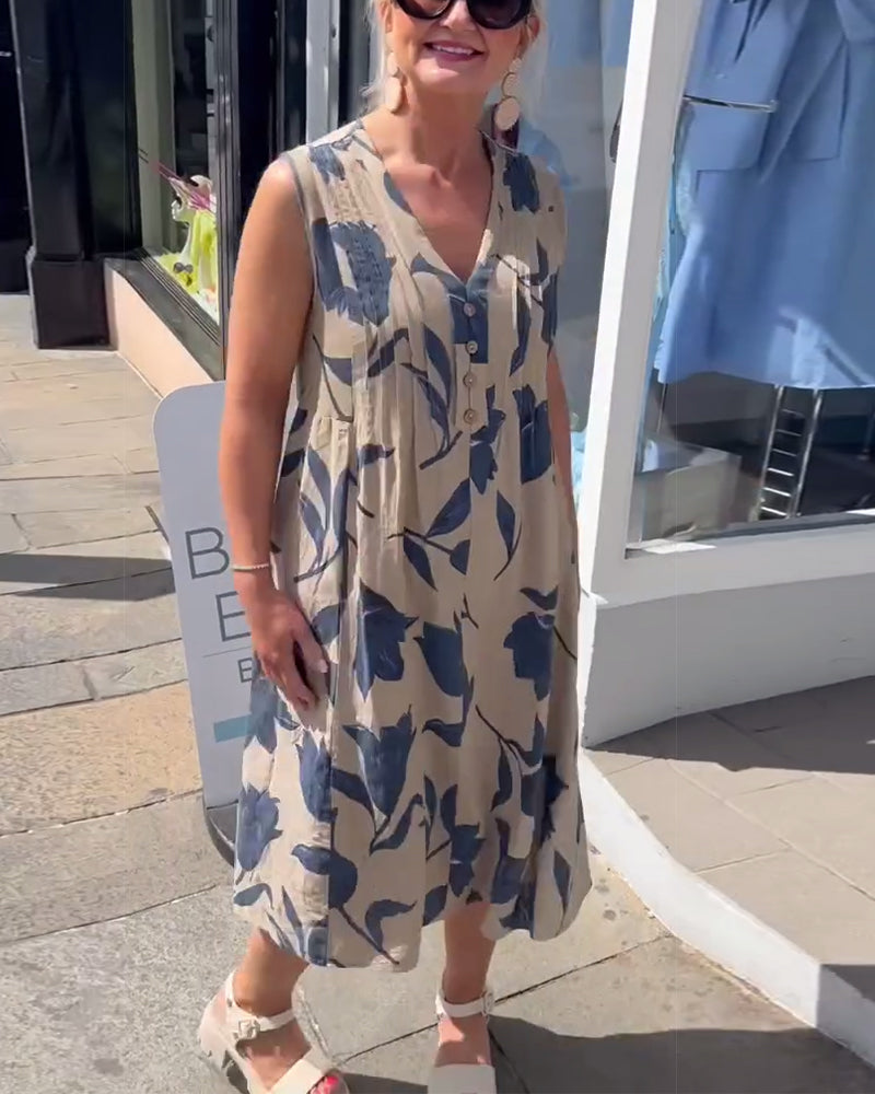 Kalina | Printed Summer Maxi Dress