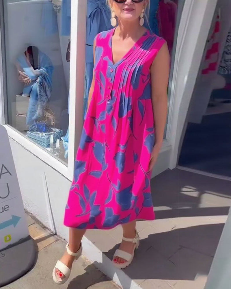 Kalina | Printed Summer Maxi Dress