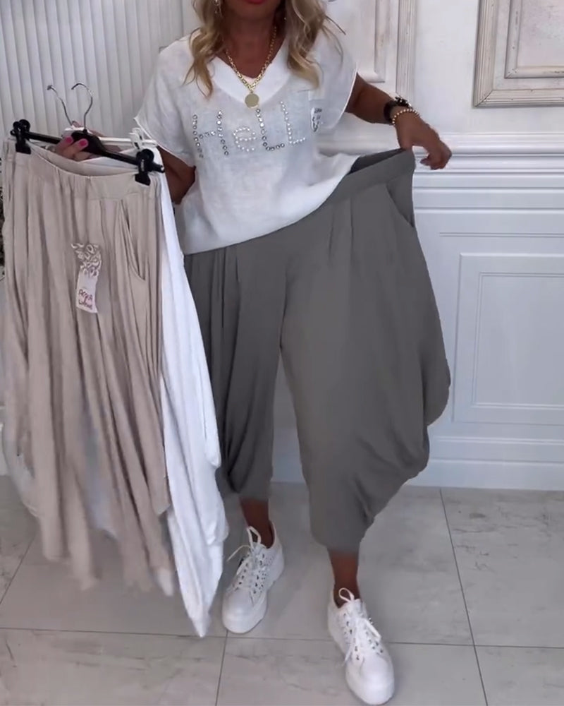 Serina | Puffed Casual Pants