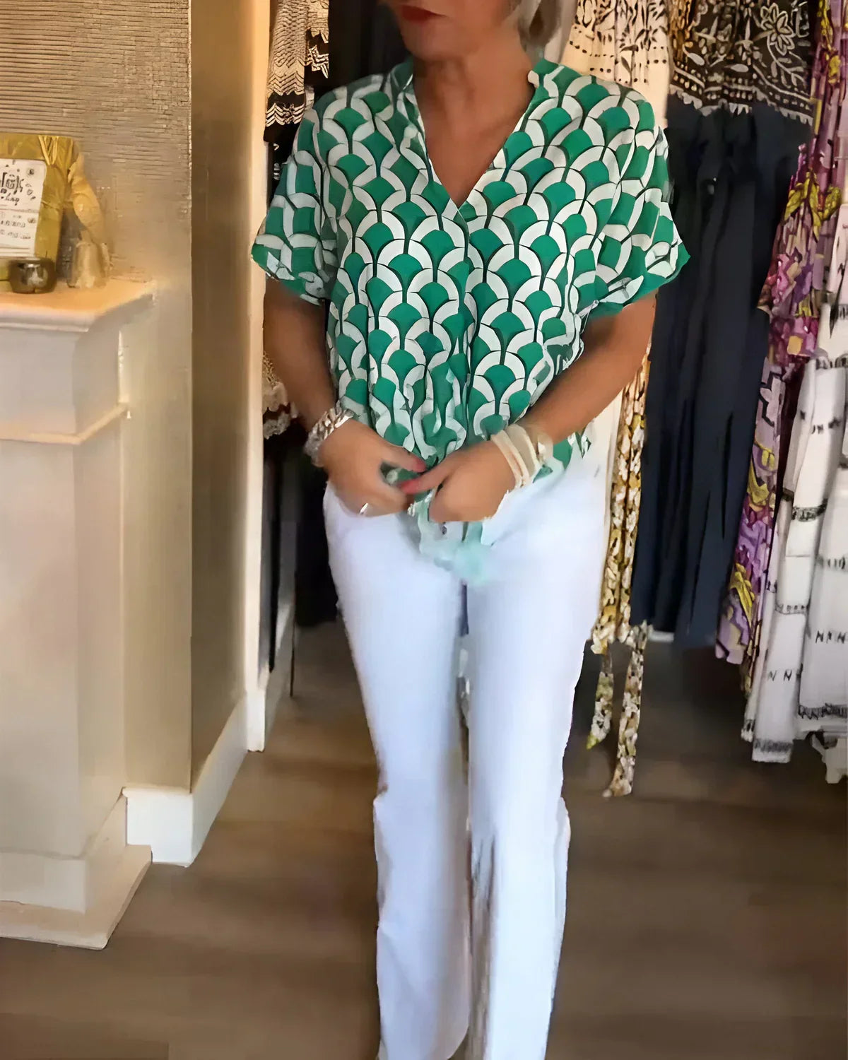 Rivana | Elegant Summer Blouse