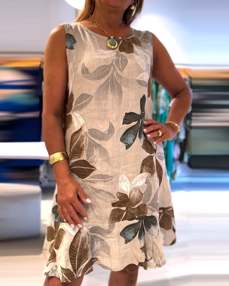 Mireya | Sleeveless Printed Dress