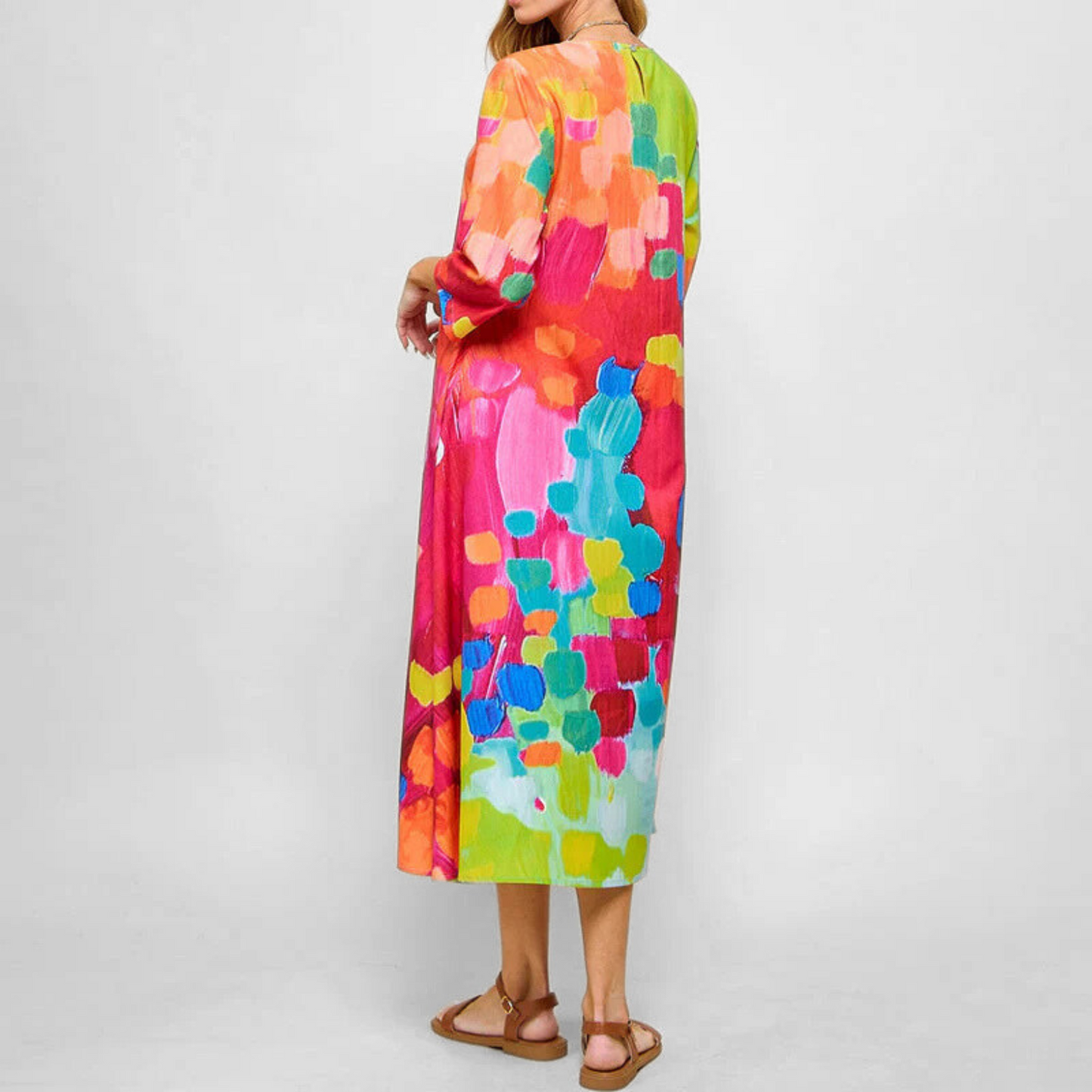Solina | Colorful Printed Dress