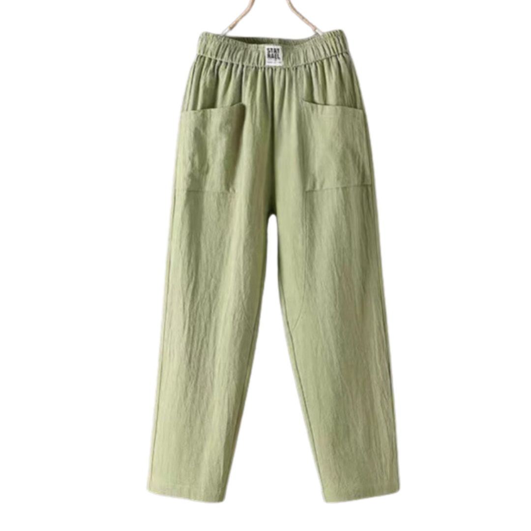 Isara | High-Waist Linen Pants
