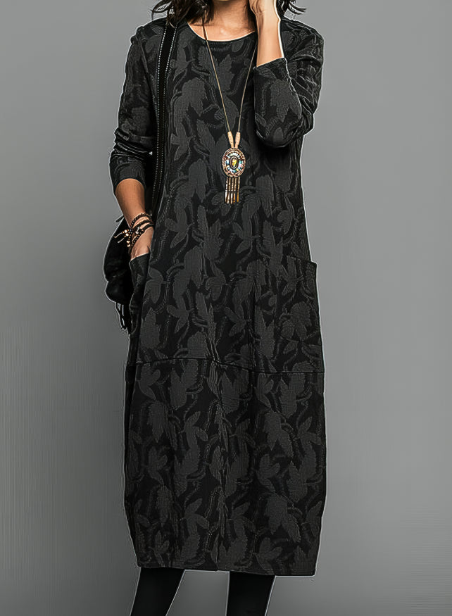 Lioren | Casual Round-Neck Dress
