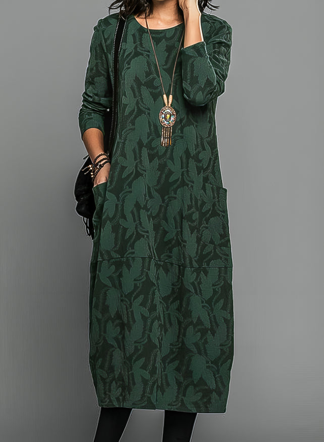 Lioren | Casual Round-Neck Dress