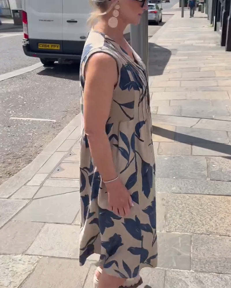 Kalina | Printed Summer Maxi Dress