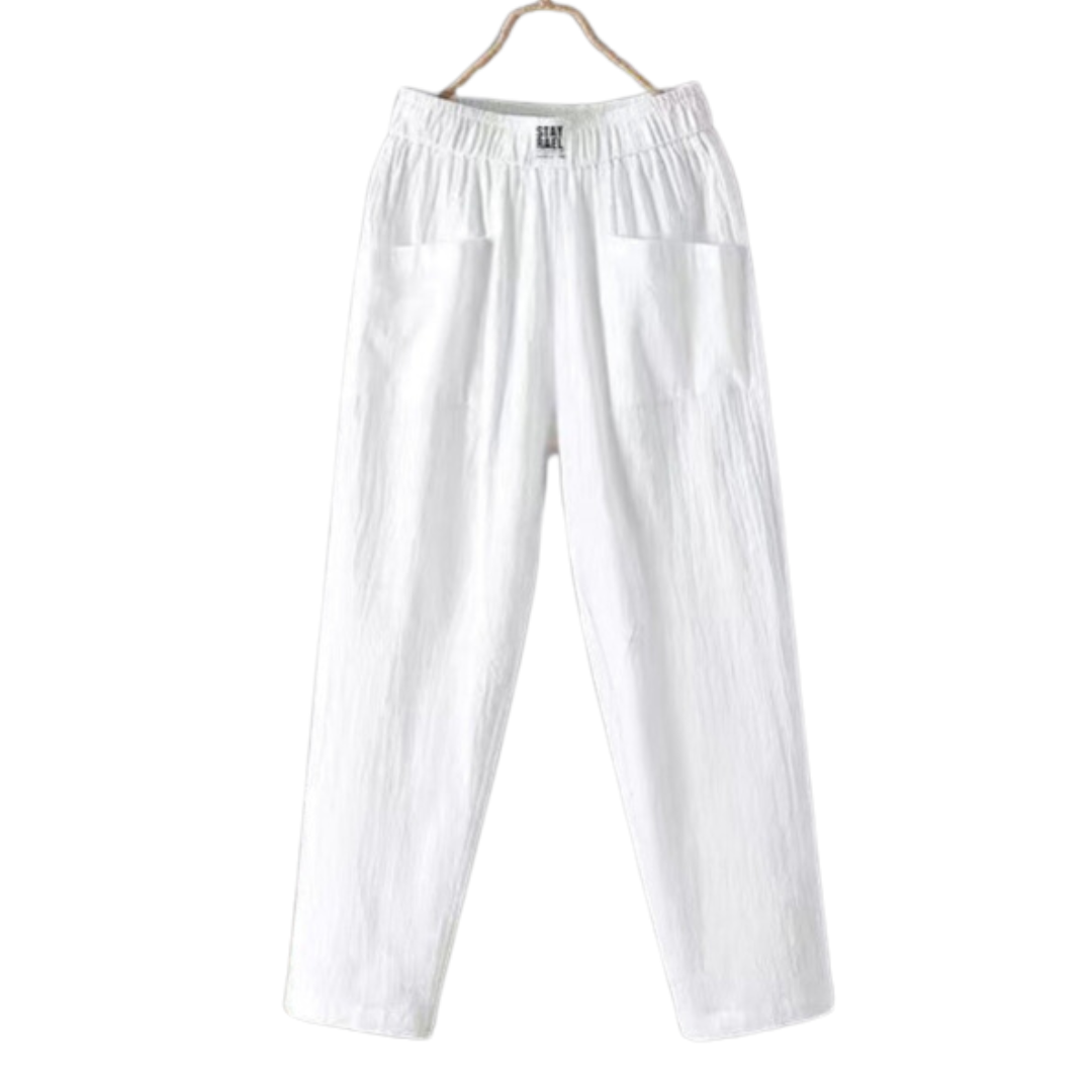 Isara | High-Waist Linen Pants