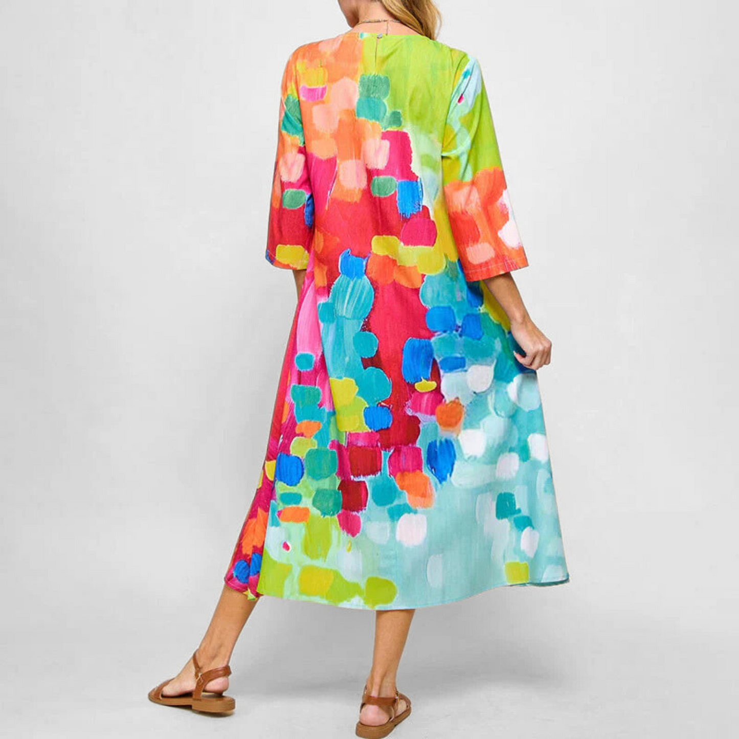 Solina | Colorful Printed Dress