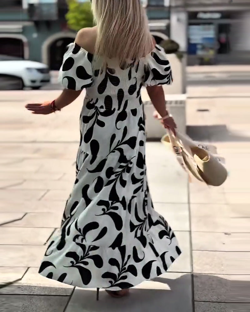 Virella | Elegant Off-Shoulder Dress