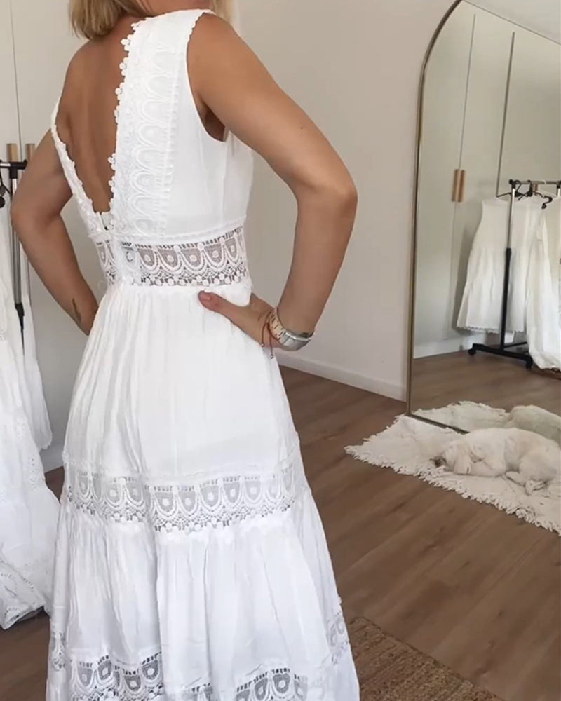 Calista | Flawless Cares Lace Dress
