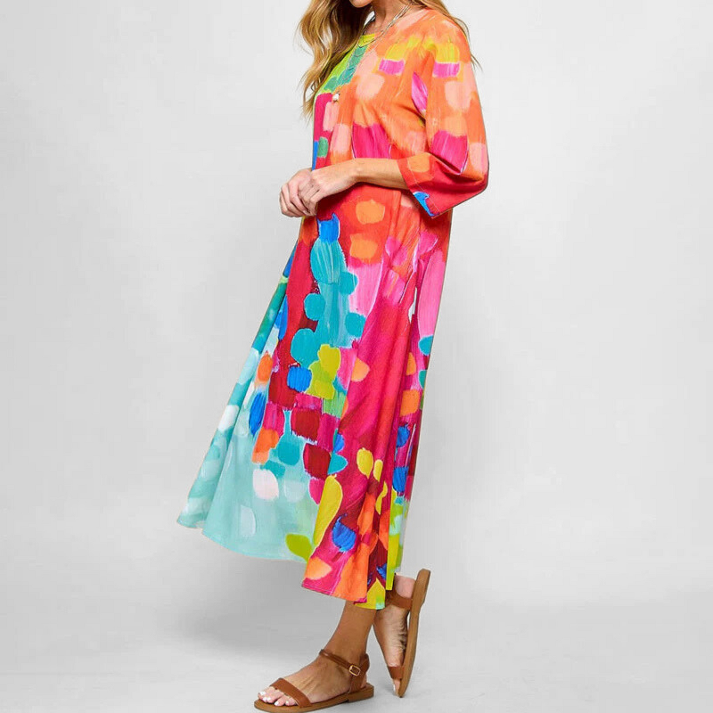 Solina | Colorful Printed Dress