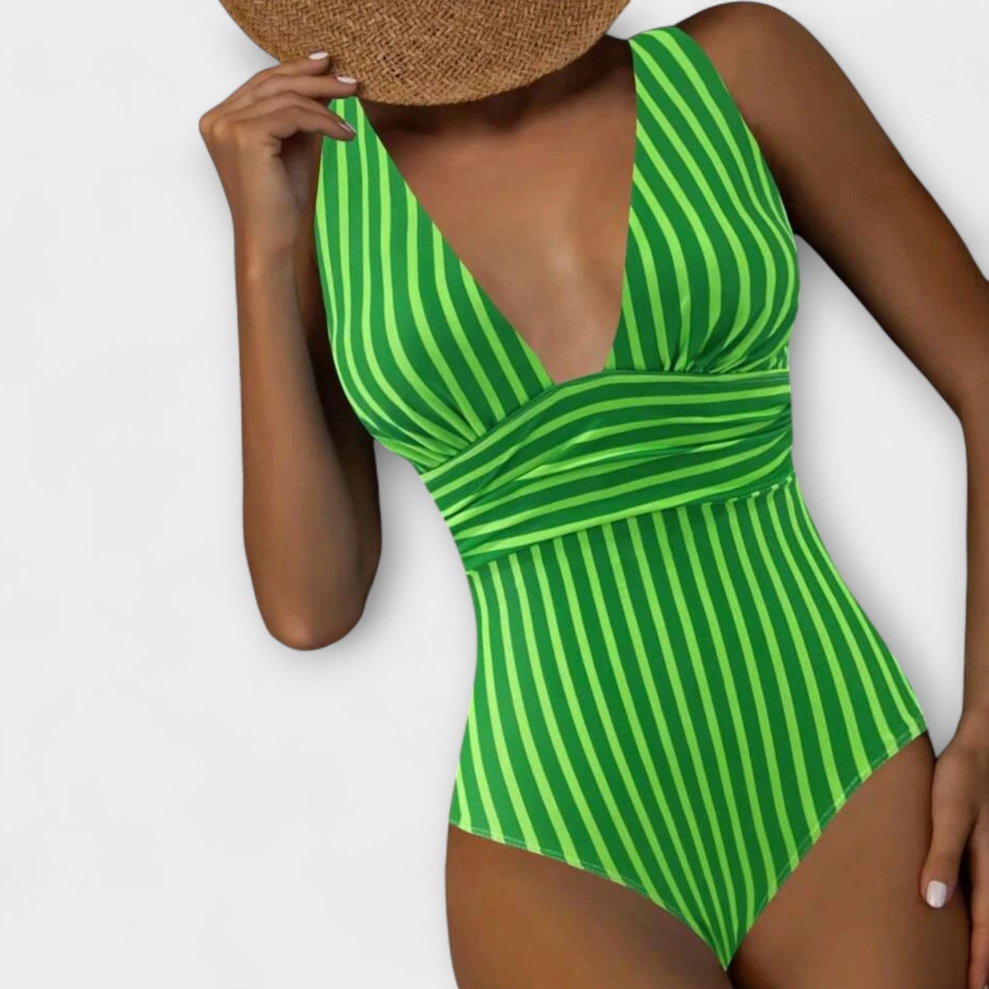 Liora | Summer Striped Swimsuit