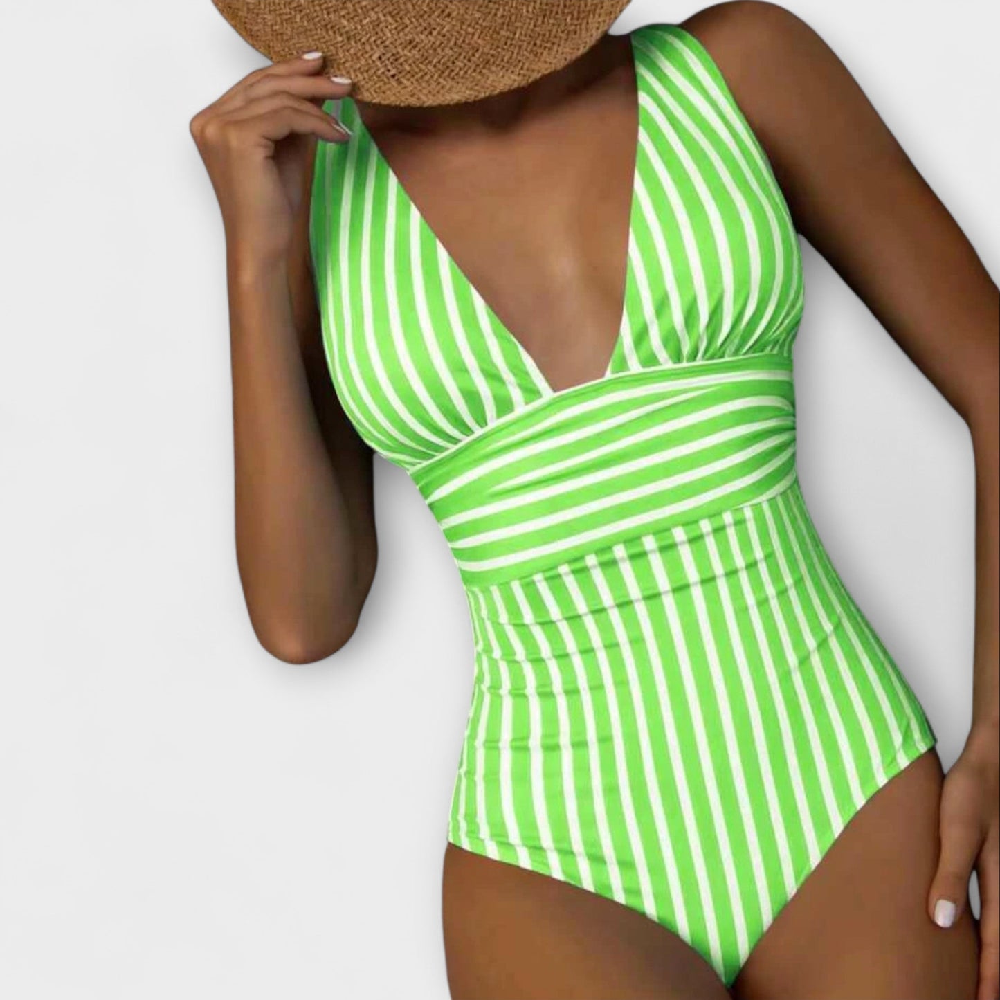 Liora | Summer Striped Swimsuit