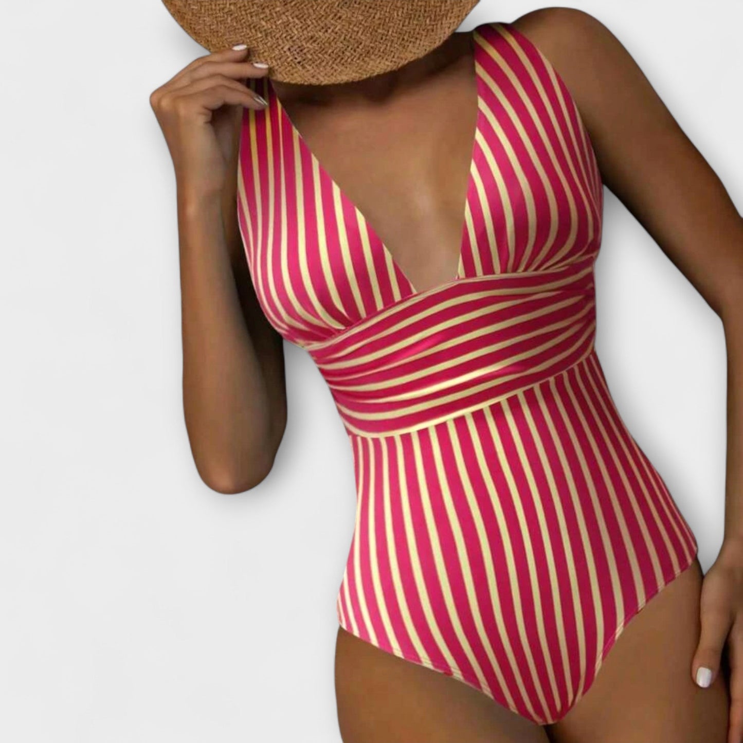 Liora | Summer Striped Swimsuit