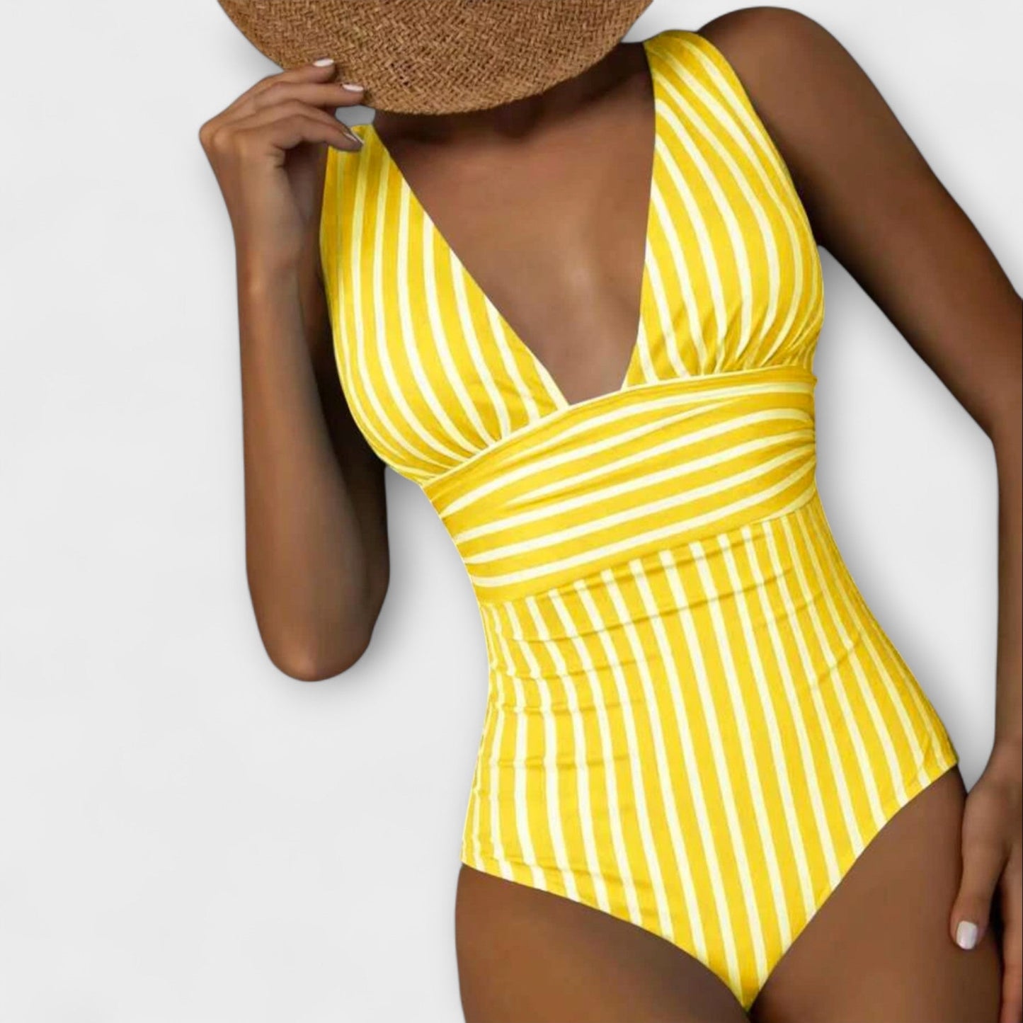 Liora | Summer Striped Swimsuit