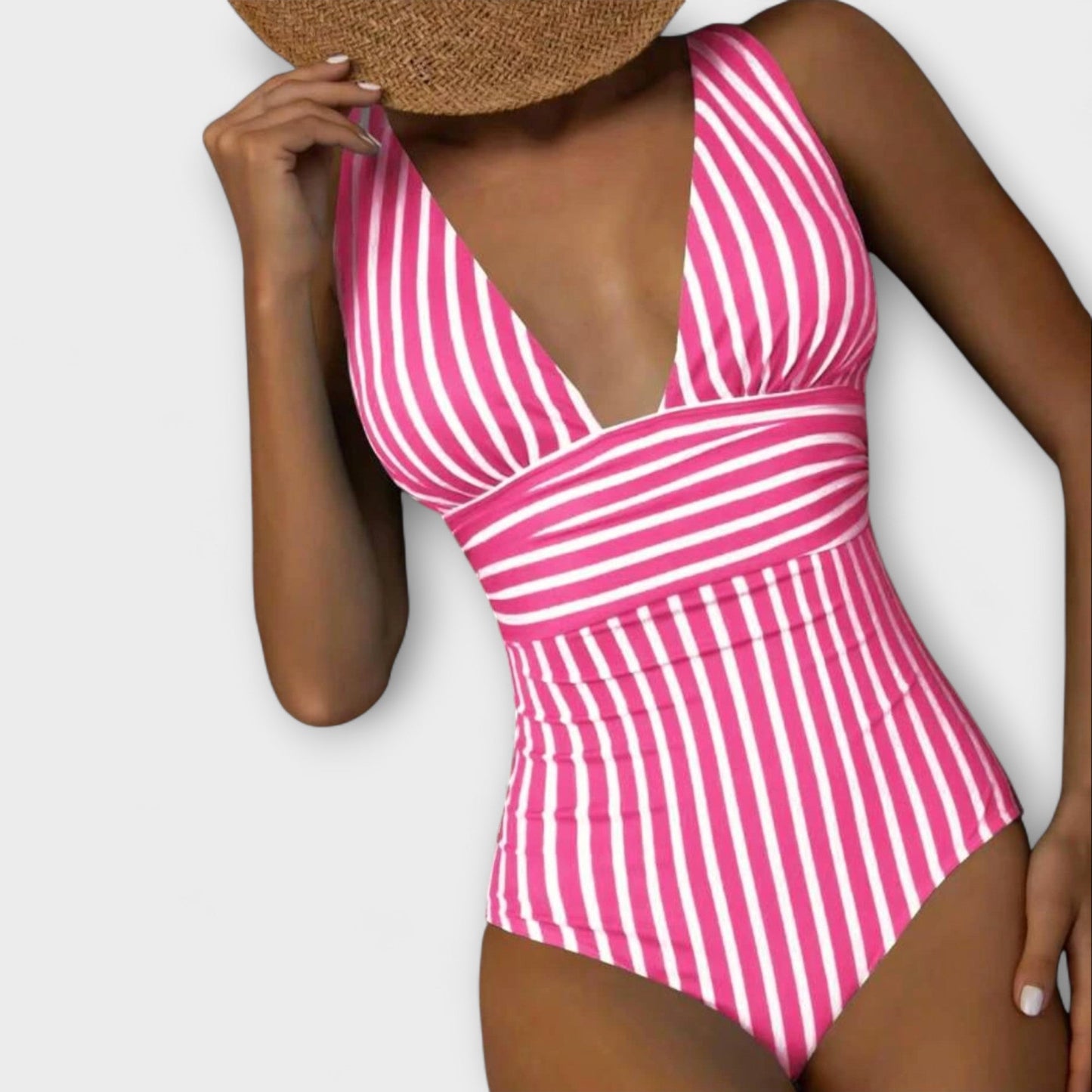 Liora | Summer Striped Swimsuit