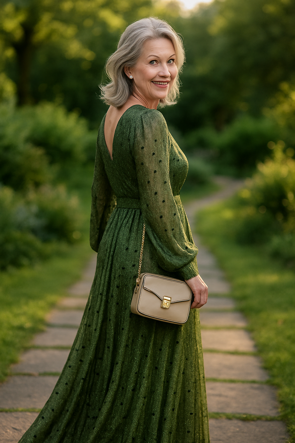 Liora | Polka Dot Elegant Dress