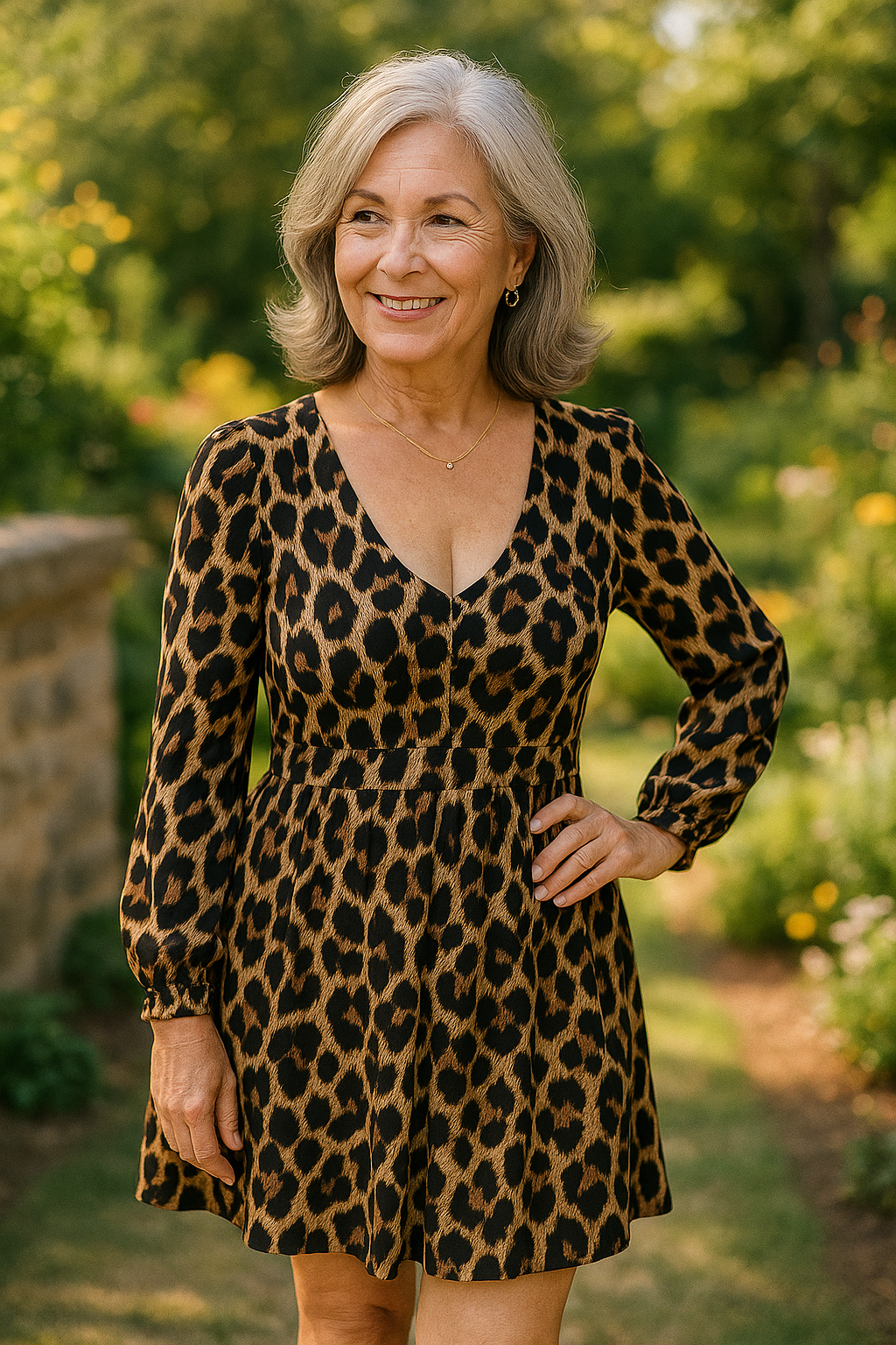 Zanira | Enchanting Leopard Print Dress