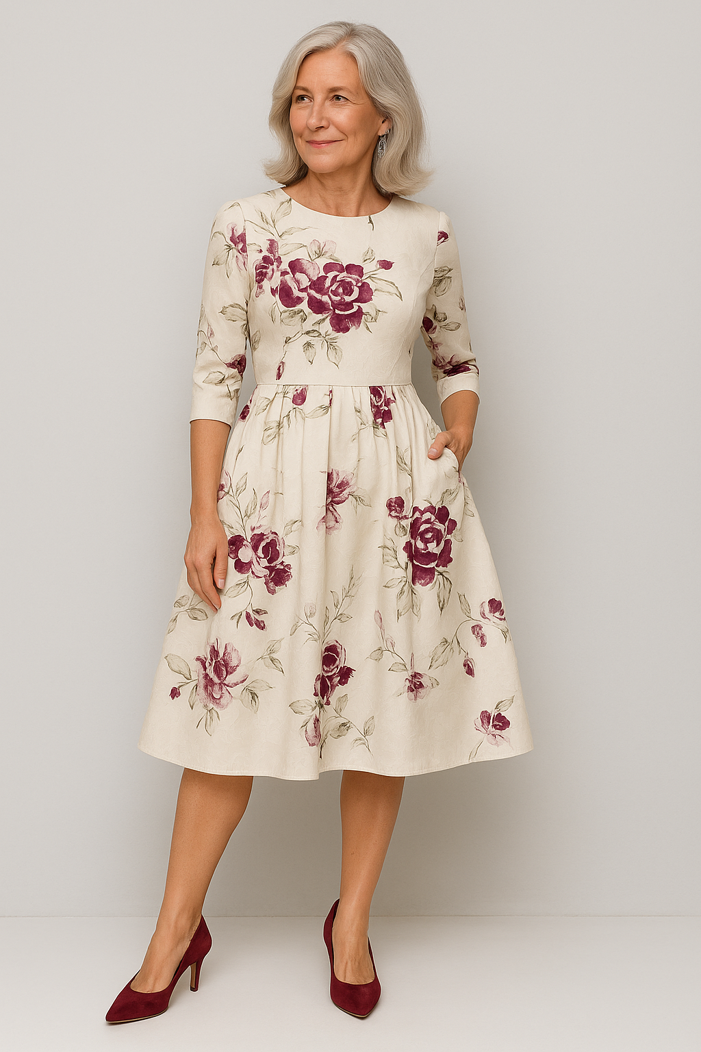 Liora | Elegant Knee-Length Dress