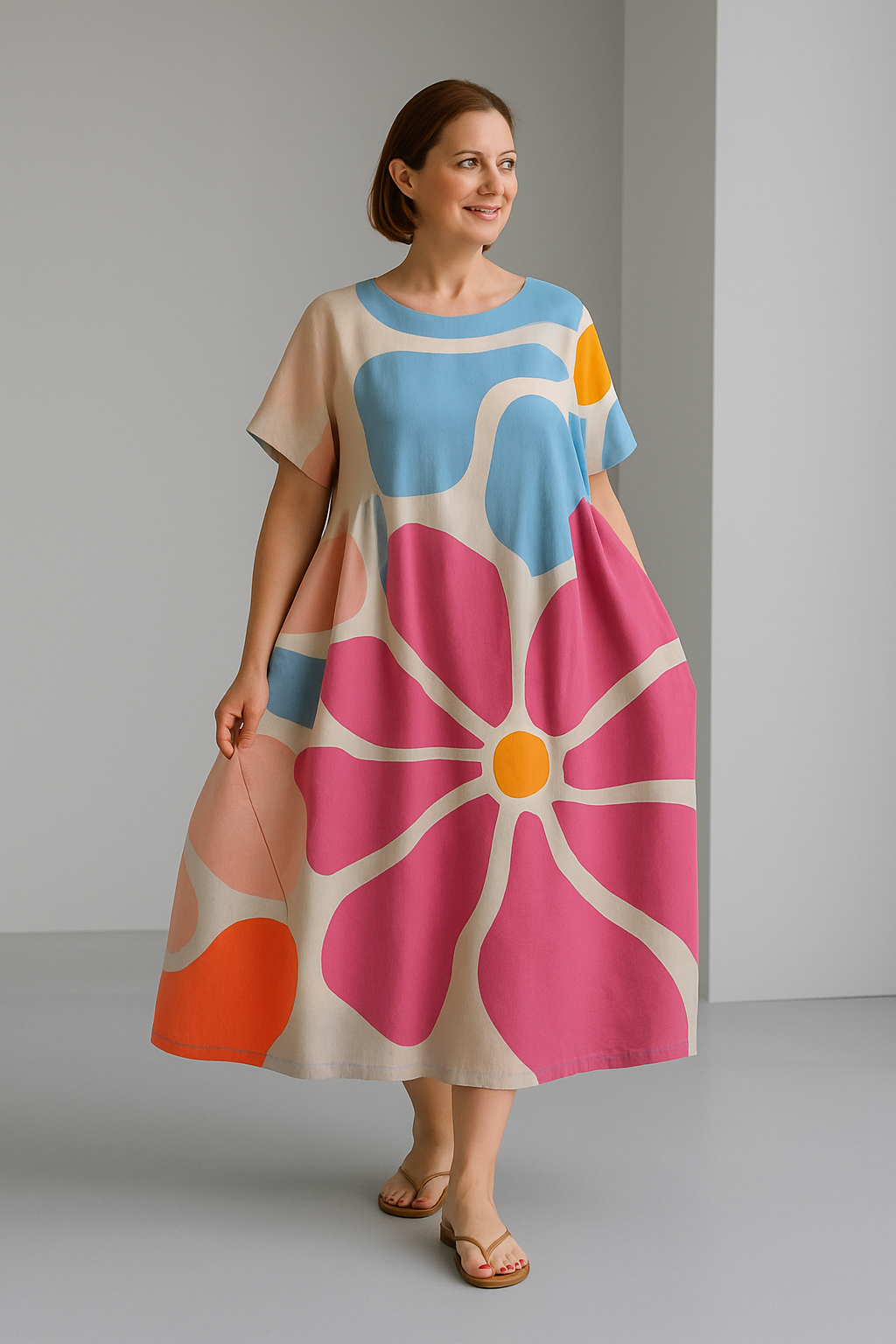 Tahlia | Loose Colorful Dress
