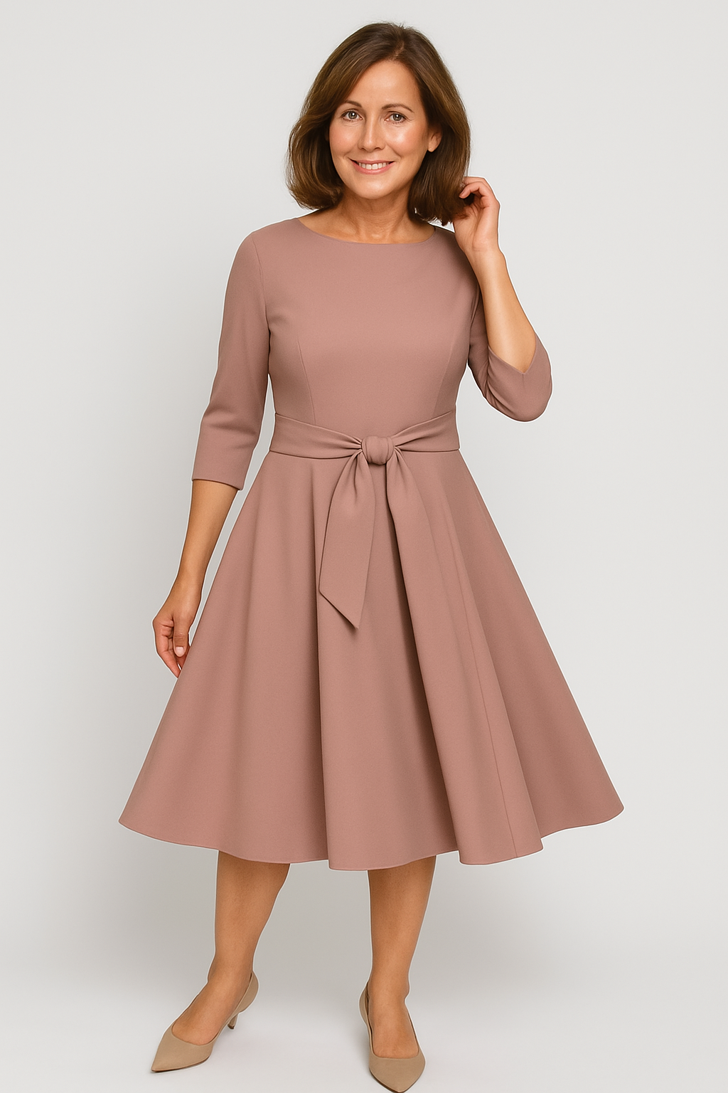 Virella | Elegant Midi Dress