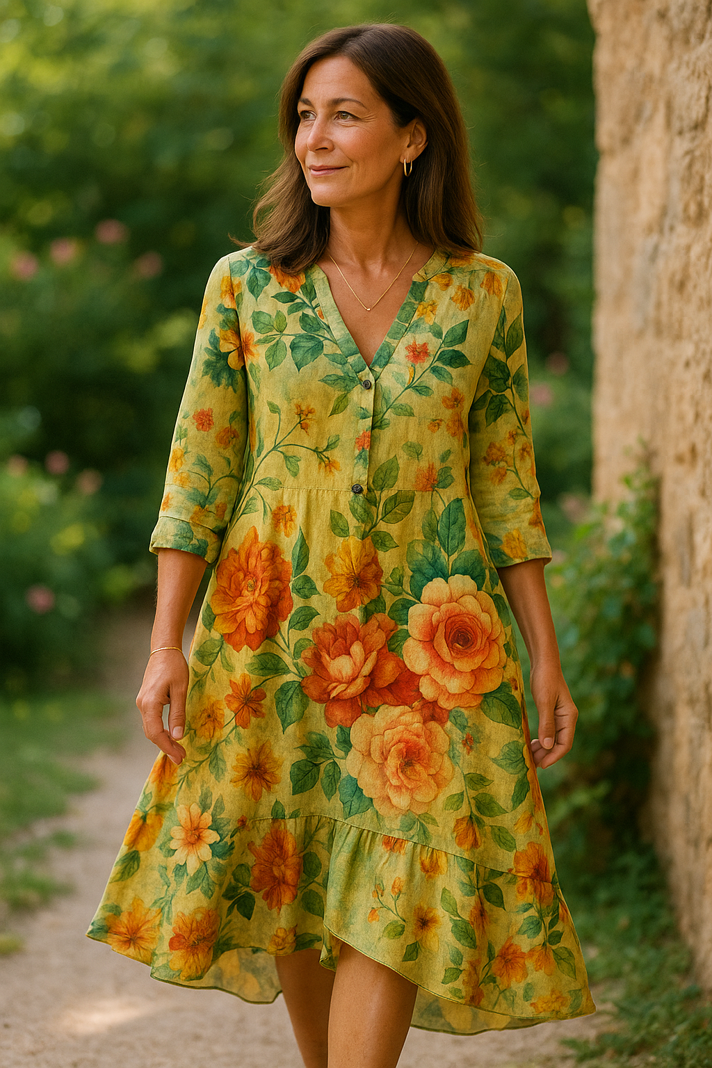 Soraya | Vintage Boho Floral Dress