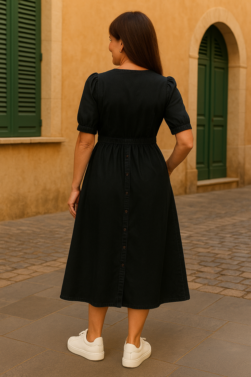 Virella | Flowy Classic Midi Dress