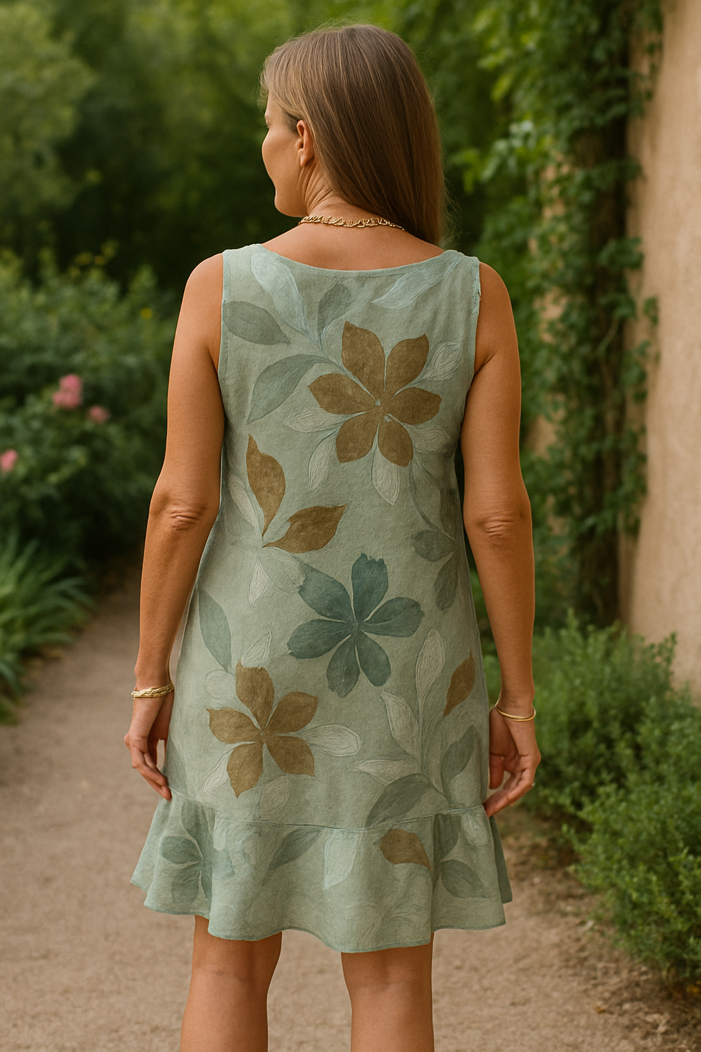Mireya | Sleeveless Printed Dress